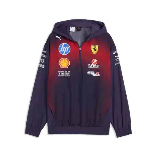 Scuderia Ferrari F1 2026 Special Edition China GP Team Hoodie - Deep Plum