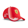 Scuderia Ferrari F1 2026 Charles Leclerc Team Trucker Hat - Puma Red