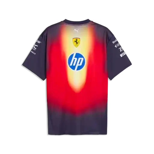 Scuderia Ferrari F1 2026 Special Edition China GP Team T-Shirt - Deep Plum